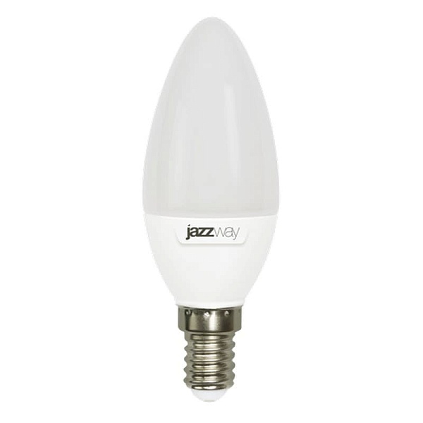 Лампа LED E14 C37 9W/850  230V свеча матовая 820Lm JAZZWAY